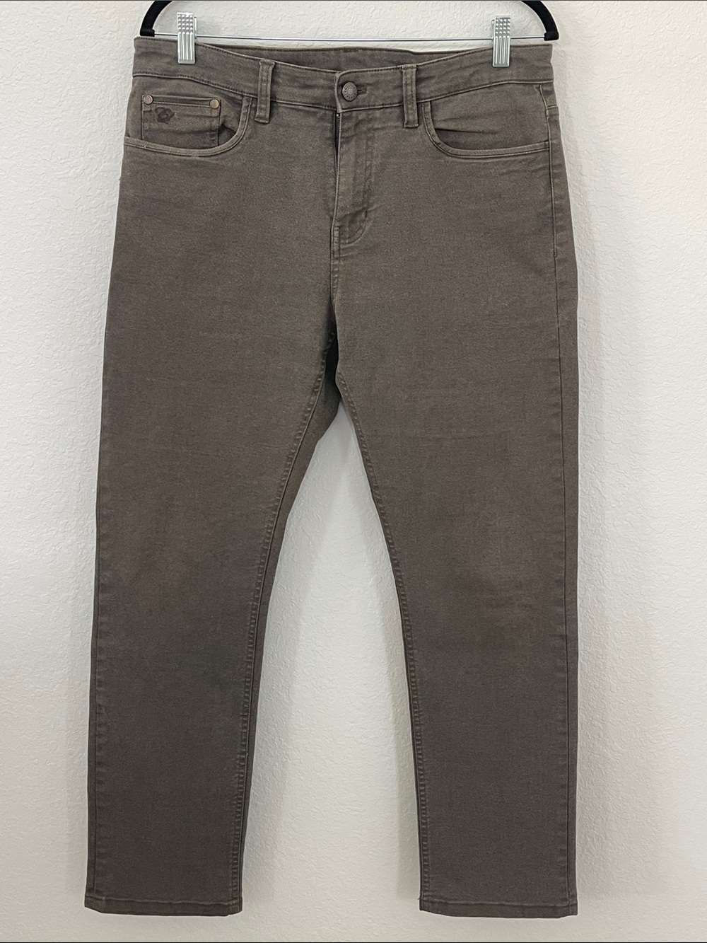 English Laundry Men's Taupe Stretch Slim Straight Pants Jeans 32x30‎